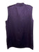 Lanvin Size 40 Purple Silk Sleeveless Tie V Neck Pussy Bow Satin Top Purple / 40