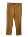 Staud Size 8 Tan Faux Leather High Rise Straight Leg Pants Tan / 8