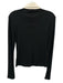 Rag & Bone Size M Black & White Rayon Blend Ribbed Knit Long Sleeve Top Black & White / M