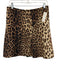 Moschino Cheap & Chic Size 10 Brown, Black, Cream Wool Blend Leopard Print Skirt Brown, Black, Cream / 10