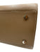 Saint Laurent Taupe Brown Leather Accordion Padlock Top Handle Bag Taupe Brown / Medium