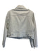 Bod & Christensen Size M White Leather Zip Pockets Asymmetric Zip Moto Jacket White / M