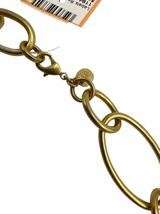 Julie Vos Gold 24K Gold Plated Link Mid Length Necklace Gold