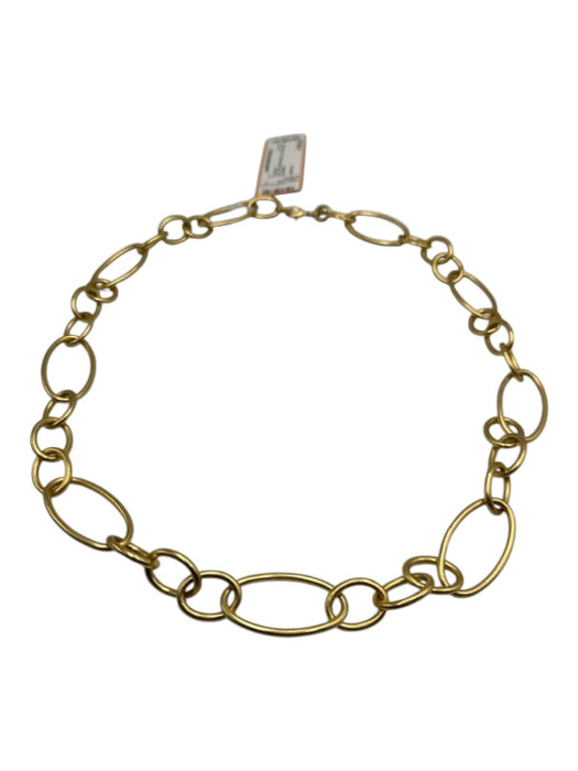Julie Vos Gold 24K Gold Plated Link Mid Length Necklace Gold