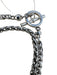 Ralph Lauren Silver Metal Wheat Chain Station Beads Toggle Clasp Necklace Silver