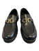 Salvatore Ferragamo Shoe Size 9 Black Leather Silver Hardware Lug sole Loafers Black / 9