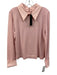 Alice + Olivia Classics Size XL Pink Wool Blend Knit Layered Effect Sweater Pink / XL