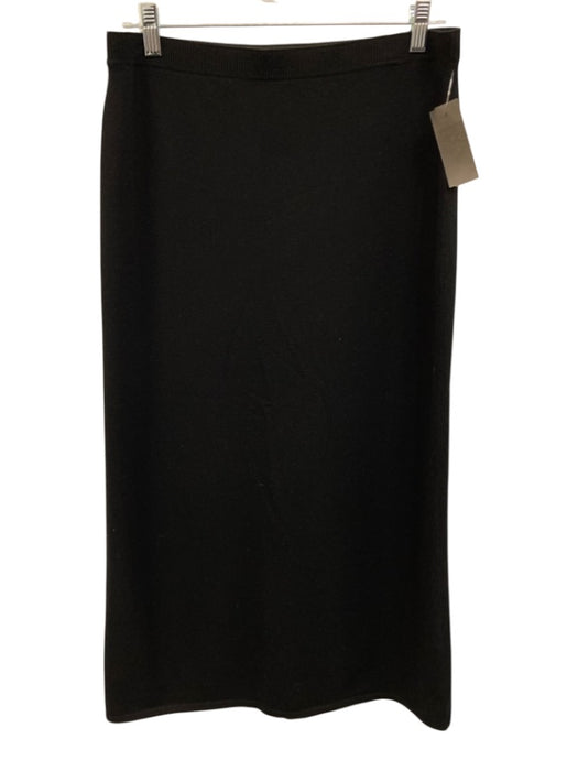 Brooks Brothers Black Fleece Size 3 Black Cashmere Elastic Waistband Knit Skirt Black / 3