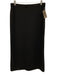 Brooks Brothers Black Fleece Size 3 Black Cashmere Elastic Waistband Knit Skirt Black / 3