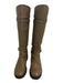 Fendi Shoe Size 39 Taupe Brown Leather Upper Buckle Strap Detail Round Toe Boots Taupe Brown / 39