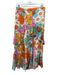 Show Me Your Mumu Size M/L Pink, Orange, Green Rayon Blend Floral Maxi Skirt Set Pink, Orange, Green / M/L