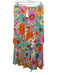 Show Me Your Mumu Size M/L Pink, Orange, Green Rayon Blend Floral Maxi Skirt Set Pink, Orange, Green / M/L