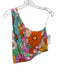 Show Me Your Mumu Size M/L Pink, Orange, Green Rayon Blend Floral Maxi Skirt Set Pink, Orange, Green / M/L
