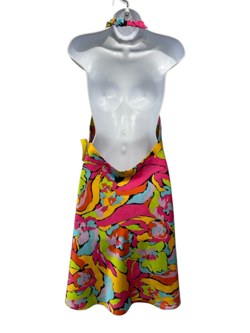 Show Me Your Mumu Size Large pink, yellow, blue Polyester Halter Neck Dress pink, yellow, blue / Large