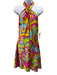 Show Me Your Mumu Size Large pink, yellow, blue Polyester Halter Neck Dress pink, yellow, blue / Large