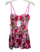 Show Me Your Mumu Size Large Pink, Red, Green Sleeveless Roses Gathered Dress Pink, Red, Green / Large