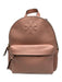 Tory Burch Dusty Pink Leather Backpack Gold Hardware Logo Exterior Pocket Bag Dusty Pink / S