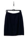 St John Collection Size 8 Black Knit Elastic Waist Knee Length Straight Skirt Black / 8