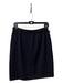 St John Collection Size 8 Black Knit Elastic Waist Knee Length Straight Skirt Black / 8