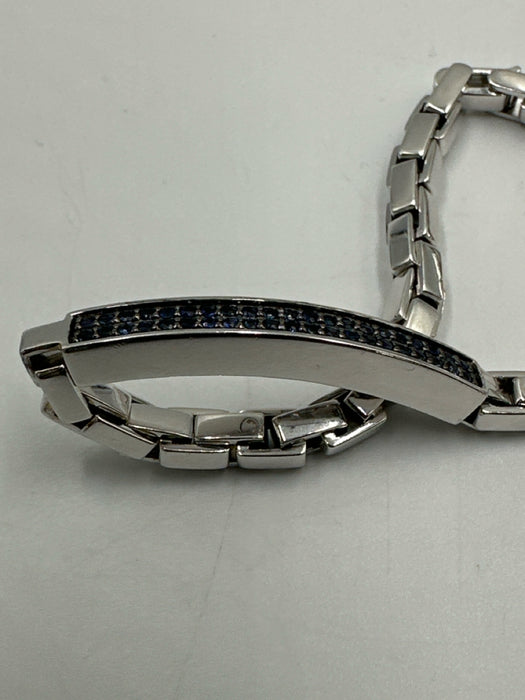 Effy Silver & Blue Silver Men's Bracelet