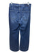 Risen Jeans Size 30 Dark Wash Cotton Denim High Rise Wide Leg Jeans Dark Wash / 30