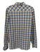 Lacoste Size 44 Yellow & Blue Cotton Plaid Button up Men's Long Sleeve Shirt Yellow & Blue / 44
