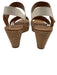 naturalizer Shoe Size 9.5 Brown Leather Cork Wedge Open Toe Sandals Brown / 9.5