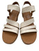 naturalizer Shoe Size 9.5 Brown Leather Cork Wedge Open Toe Sandals Brown / 9.5