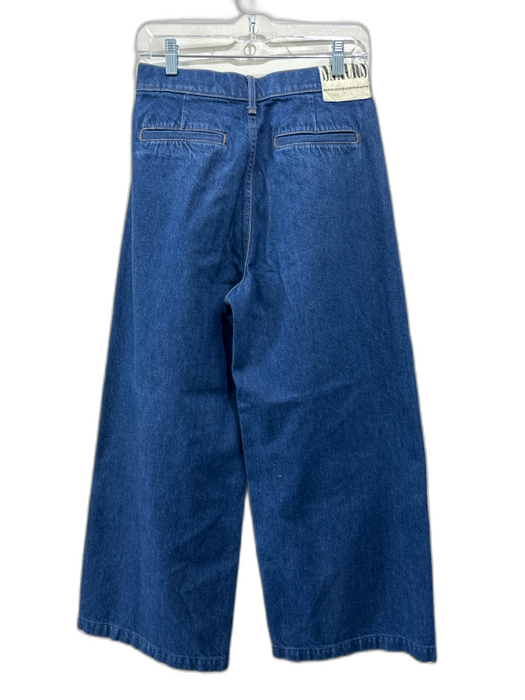 Snacks by Mother Size 27 Dark Wash Cotton High Rise Zip Fly Wide Leg Jeans Dark Wash / 27