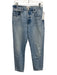 Frame Size 27 Light Wash Cotton Denim High Rise Distressed Tapered Jeans Light Wash / 27
