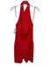 St. John Collection Size 8 Red Missing Fabric Tag Knit Halter Sleeveless Dress Red / 8