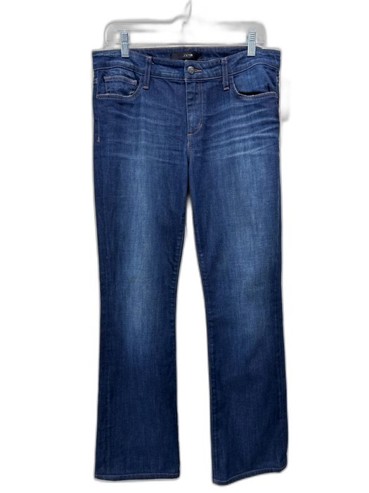 Joe's Size 31 Dark Wash Cotton Denim Zip Fly Mid Rise Boot Cut Jeans Dark Wash / 31