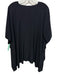 Vince Size XS/S Black Silk Short Sleeve Drape Scoop Neck Tunic Top Black / XS/S