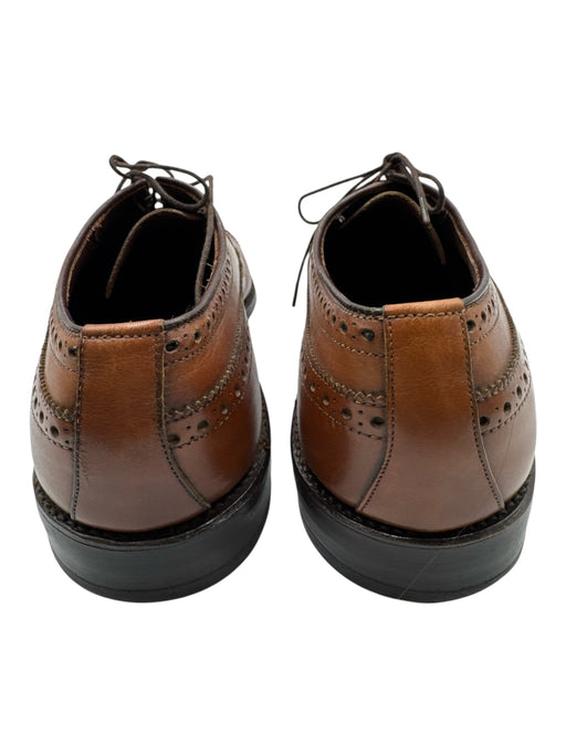 Allen Edmonds Shoe Size 9 Brown Leather Broguing Dress Men's Shoes Brown / 9