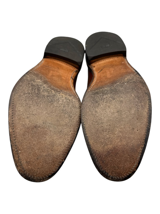 Allen Edmonds Shoe Size 9 Brown Leather Broguing Dress Men's Shoes Brown / 9