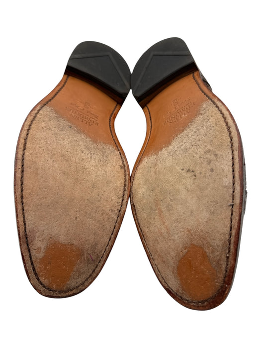Allen Edmonds Shoe Size 9.5E Brown Leather Woven Dress Men's Shoes Brown / 9.5E