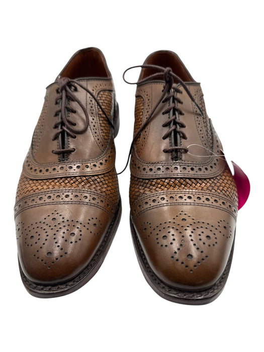 Allen Edmonds Shoe Size 9.5E Brown Leather Woven Dress Men's Shoes Brown / 9.5E