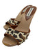 Manolo Blahnik Shoe Size 38 Brown, Cream, Beige, Gold Pebble Leather Sandals Brown, Cream, Beige, Gold / 38