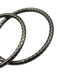 Bottega Veneta Silver Sterling Silver Cable 925 Large Hoop Earrings Silver