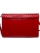 Bottega Veneta Red Leather Patent Woven Magnetic Flap Vintage Bag Red