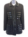 Chanel Boutique Size 36 Black Wool Vinyl Trim Buttons Pockets Collar Jacket Black / 36