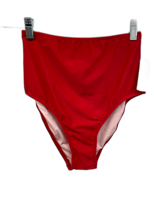 Cupshe Size Small Raspberry Red Polyamide Blend Ruffle Cap Sleeve swimwear Raspberry Red / Small