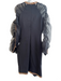 Shareen Again Size 40 Black & Bronze Long Sheer Sleeves Decorative Trim Dress Black & Bronze / 40