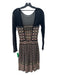 M Missoni Size 42 Black, Gold & Pink Polyamide Blend Metallic Thread Dress Black, Gold & Pink / 42