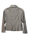 Theory Size XS Gray & Taupe Wool & Polyamide Blend Floral Satin Jacket Gray & Taupe / XS