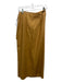 Nanushka Size Medium Mustard Linen Tie Side Zip Side Slit Midi Skirt Mustard / Medium