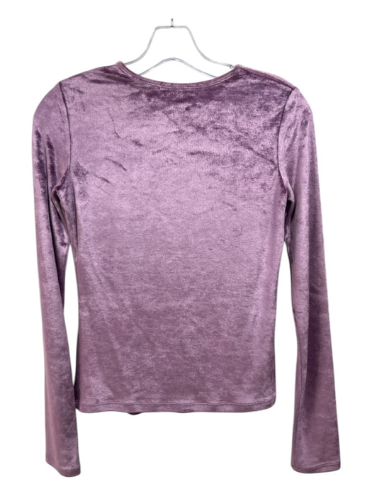 Vince Size XS Light Purple Modal Blend Velvet Long Sleeve Scoop Neck Top Light Purple / XS