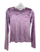 Vince Size XS Light Purple Modal Blend Velvet Long Sleeve Scoop Neck Top Light Purple / XS