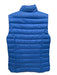 Intuition Size XS / 34 Blue & Black Polymide Quilted Down Reversible Vest Jacket Blue & Black / XS / 34