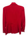 Zara Size S Red Lapels Ornate buttons Double Breasted Blazer Jacket Red / S